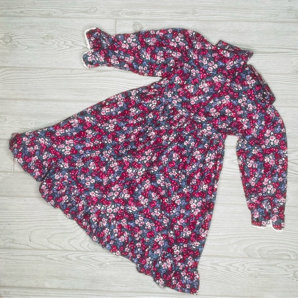 Vintage 80s Laura Ashley floral mom & me Prairie cottage core Boho dress 5-6year - Picture 5 of 5